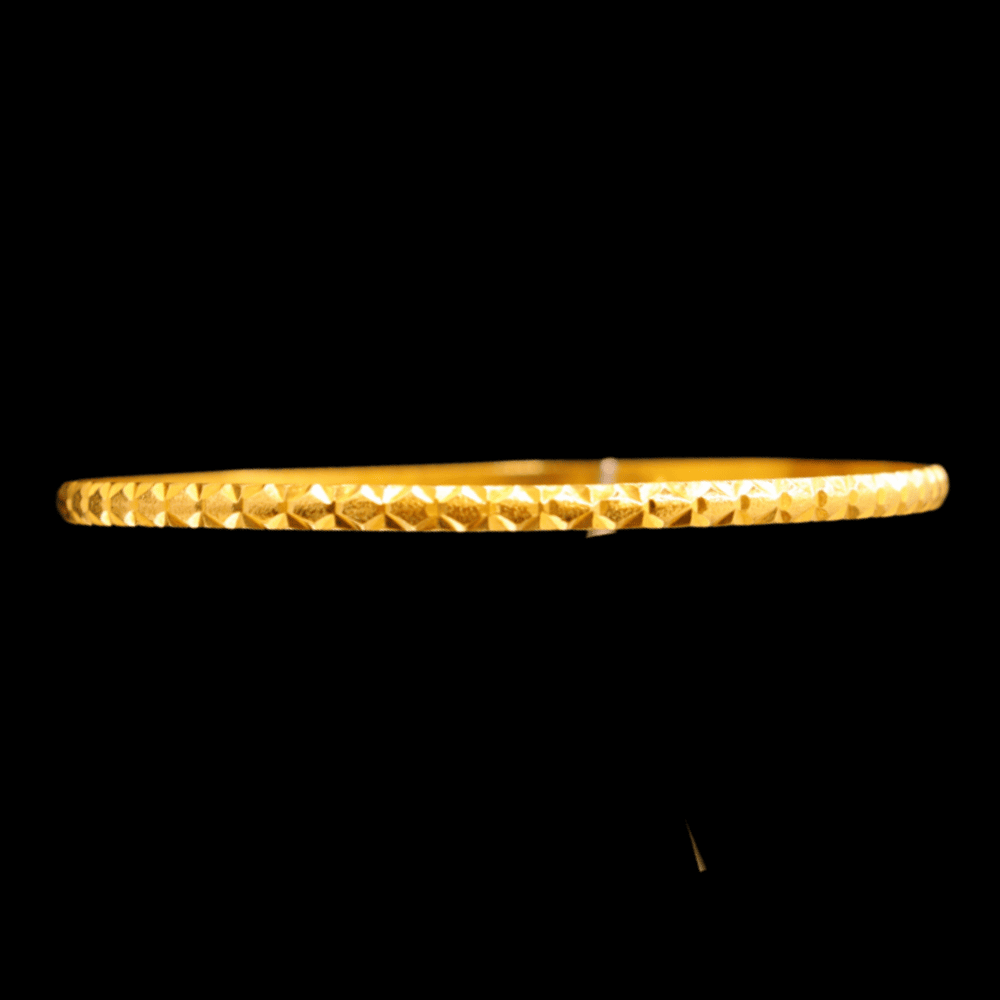 21K Gold Bangle Set OF 1 (L)